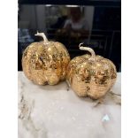 Arany csillogó tök, 20 cm