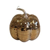 Arany csillogó tök, 17 cm