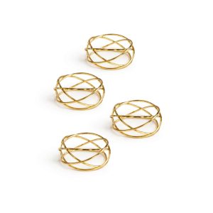 Arany szalvétagyűrűk 4db