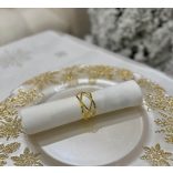 Arany szalvétagyűrűk 4db