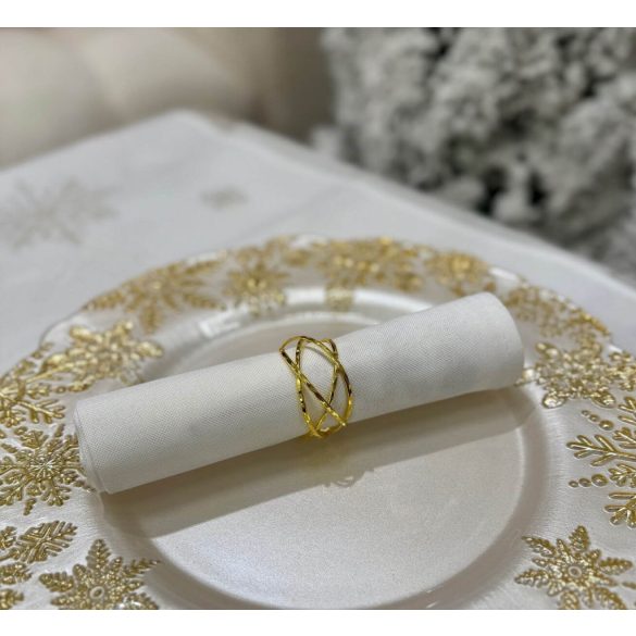 Arany szalvétagyűrűk 4db