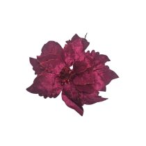 Burgundi mikulásvirág 24cm