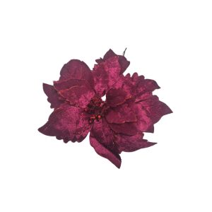 Burgundi mikulásvirág 24cm