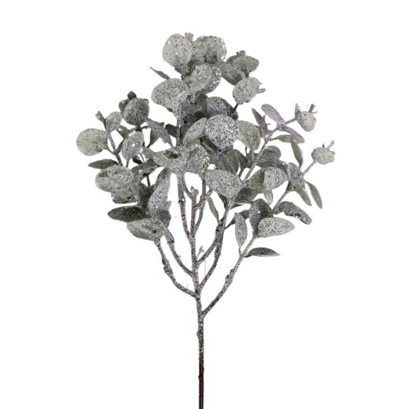 Fehér csillogó eukaliptusz 42 cm