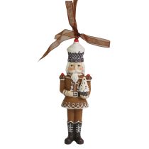 Mézeskalács karácsonyi dísz Diótörő 12cm