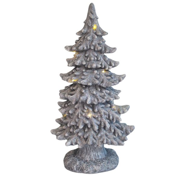 Ezüst karácsonyfa 49cm