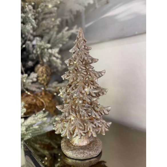 Arany karácsonyfa 39cm