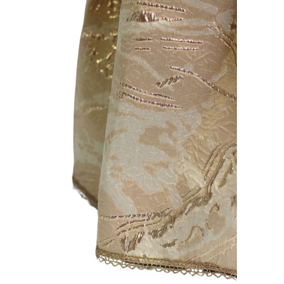 Arany karácsonyi dekoráció, Mikulás asszony 64 cm