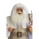 Arany karácsonyi dekoráció Mikulás 64cm