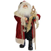 Piros karácsonyi dekoráció Mikulás  64cm