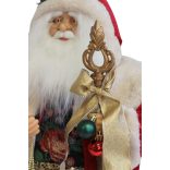 Piros karácsonyi dekoráció Mikulás  64cm