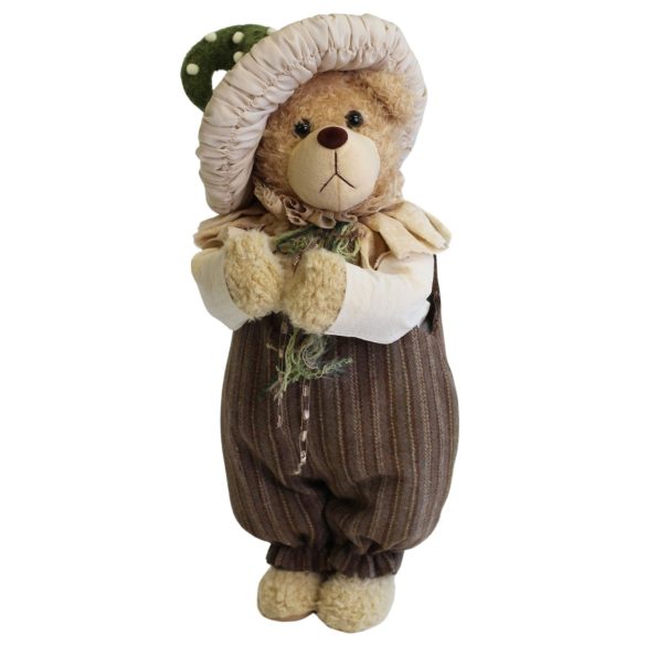 Natur dekorációs mackó 52cm