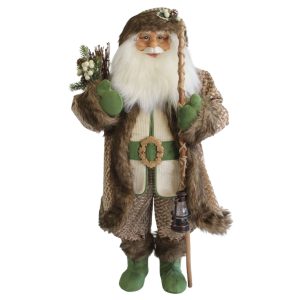 Natur dekoráció Mikulás  83cm