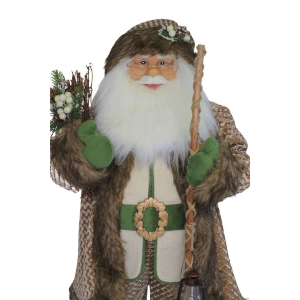 Natur dekoráció Mikulás  83cm