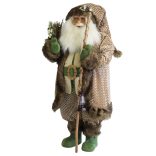 Natur dekoráció Mikulás  83cm