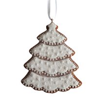 Mézeskalács karácsonyfa dísz 10cm