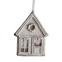 Mézeskalács karácsonyi dísz Ház 10cm
