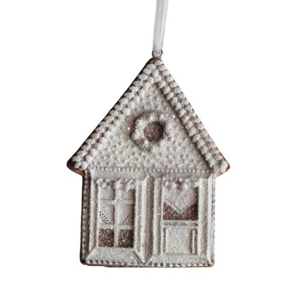 Mézeskalács karácsonyi dísz Ház 10cm