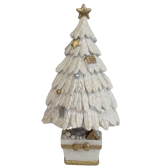 Fehér arany karácsonyfa 30cm