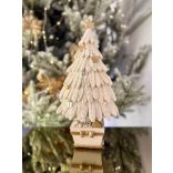 Fehér arany karácsonyfa 30cm