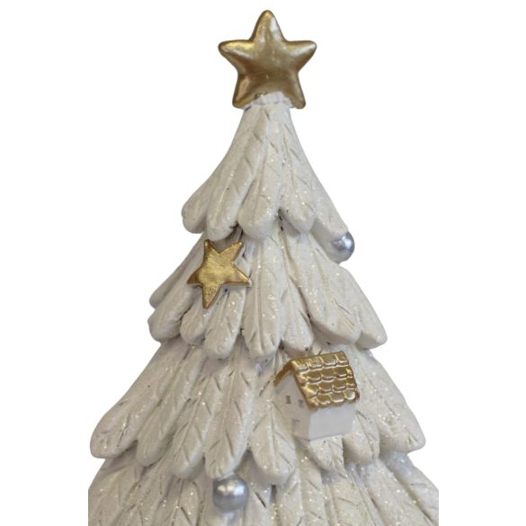 Fehér arany karácsonyfa 30cm