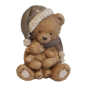 Karácsonyi figura Teddy mackó 10cm