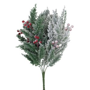 Havas ág piros bogyókkal 40 cm