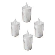 Adventi LED gyertyák 4db 8cm