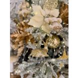 Arany karácsonyi figura szarvas 10cm