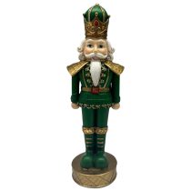 Zöld karácsonyi diótörő 24cm