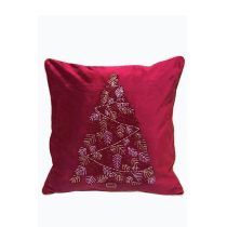 Karácsonyi párna karácsonyfával 45cm