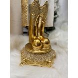 Fehér arany karácsonyi figura Diótörő 92cm