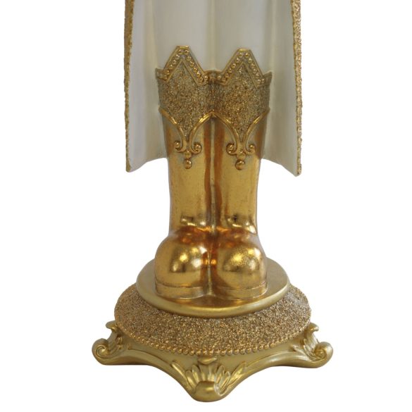 Fehér arany karácsonyi figura Diótörő 92cm