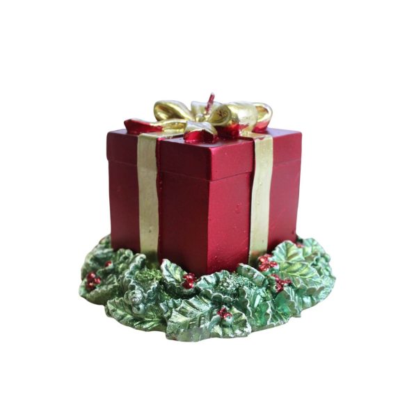 Karácsonyi gyertya ajándék 8cm