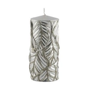 Ezüst gyertya LUX 15cm