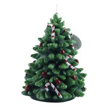 Karácsonyfa alakú gyertya 16cm
