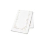 Fehér és ezüst luxus stóla 140cm