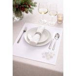 Fehér karácsonyi szalvéta 4db 40cm