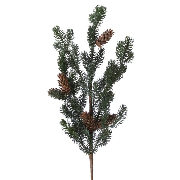 Fenyőág tobozokkal 80cm