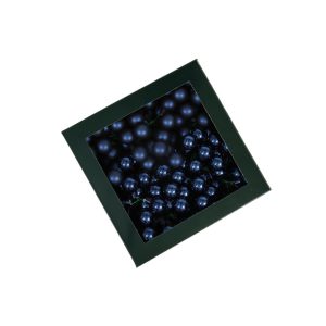 Kék üveg karácsonyi gömbök 2cm 144db