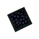 Kék üveg karácsonyi gömbök 3cm 72db