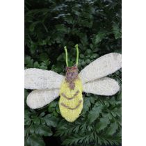   Felfüggeszthető tavaszi dekoráció "Méhecske" 16cm