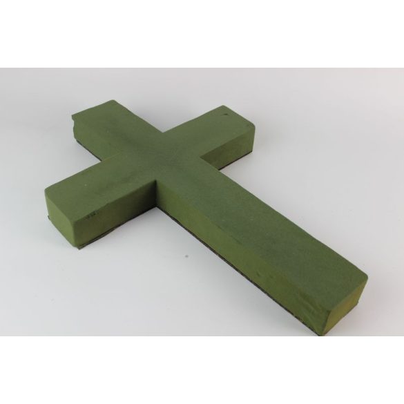 Zöld kereszt alakú tűzőhab (florex) 44cm
