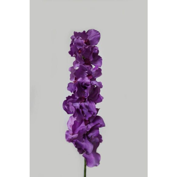 Lila mű orchidea szárral 115cm
