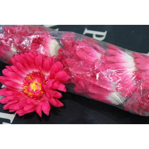 Ciklámen mű gerbera virágok 12db 10cm