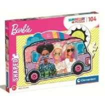 Clementoni Barbie lakóautója supercolor 104 db-os puzzle
