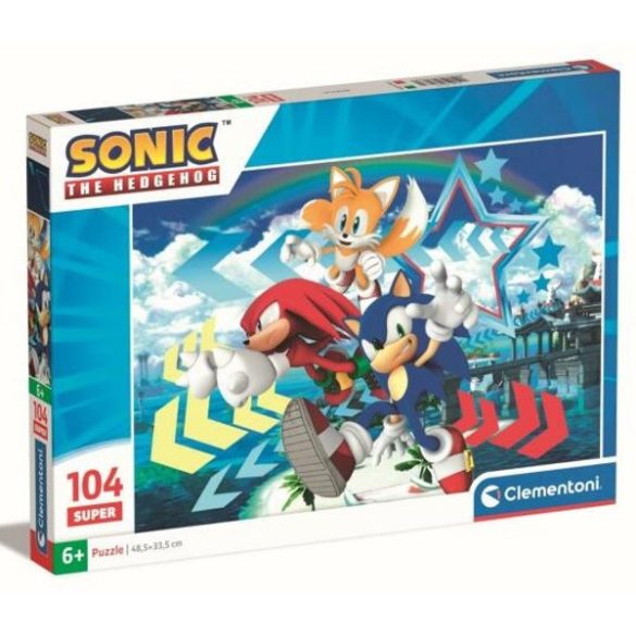 Clementoni supercolor-Sonic 104 db-os puzzle