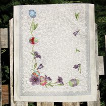 Húsvéti ibolyás futó, 37 cm x 100 cm