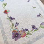 Húsvéti ibolyás futó, 37 cm x 100 cm