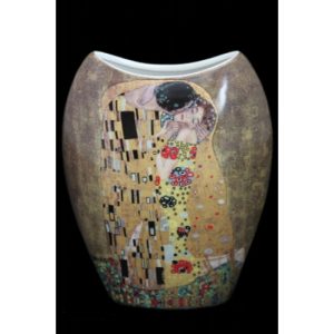 P.P.W3A15-24634 Porcelánváza 16x20cm Klimt:The Kiss